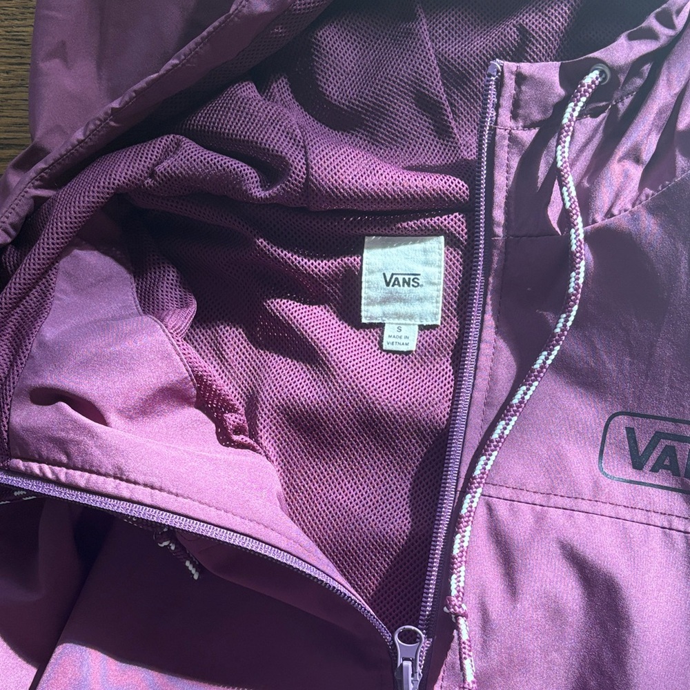 Vans Maroon Hooded Windbreaker - Picture 3 of 7